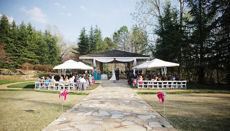A spring wedding at Villa Christina in Atlanta, Georgia