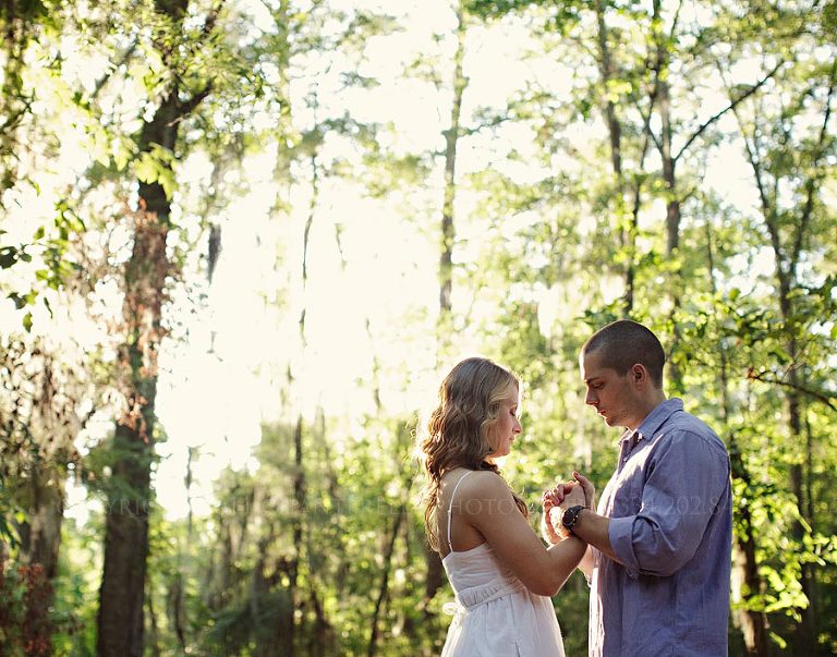 A Tallahassee Florida couple's engagement session in Montgomery Alabama