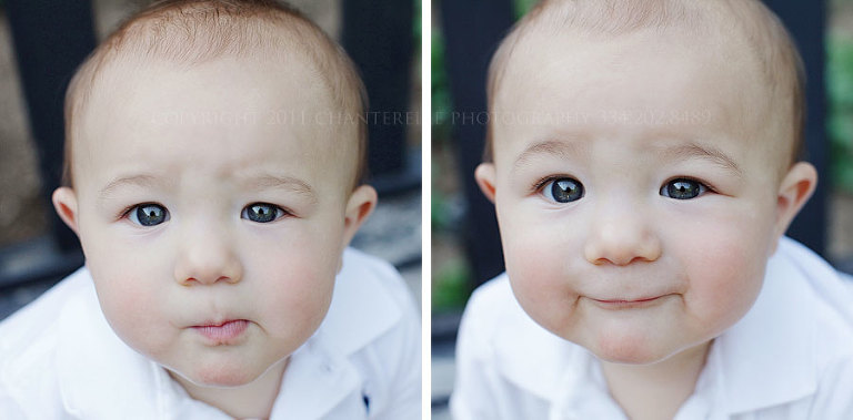 a baby portrait session in montgomery alabama