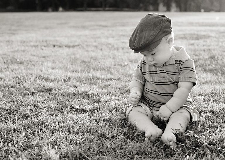 a baby portrait session in montgomery alabama