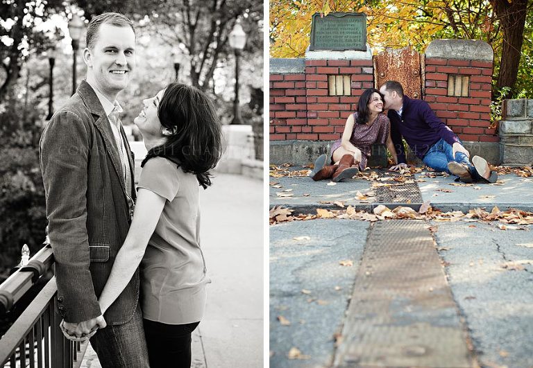 an engagement session at piedmont park in atlanta georgia