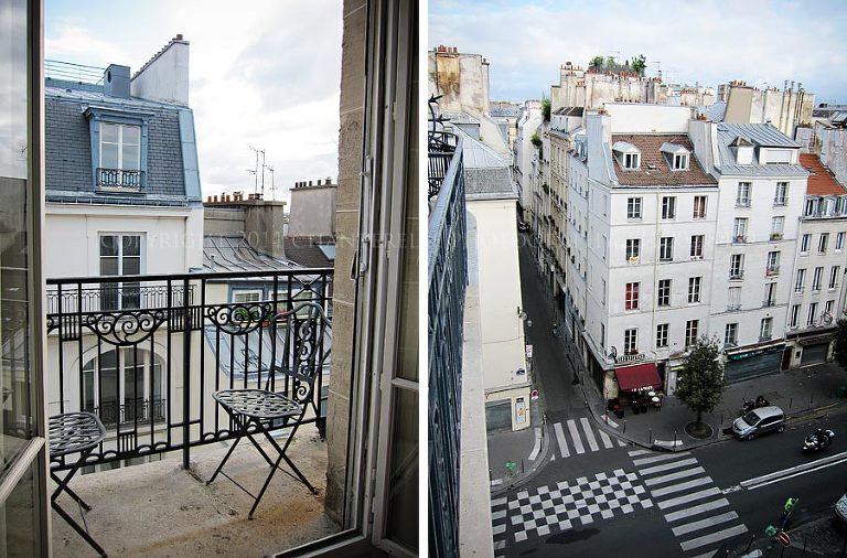 an american wedding photographer living in an apartment in paris