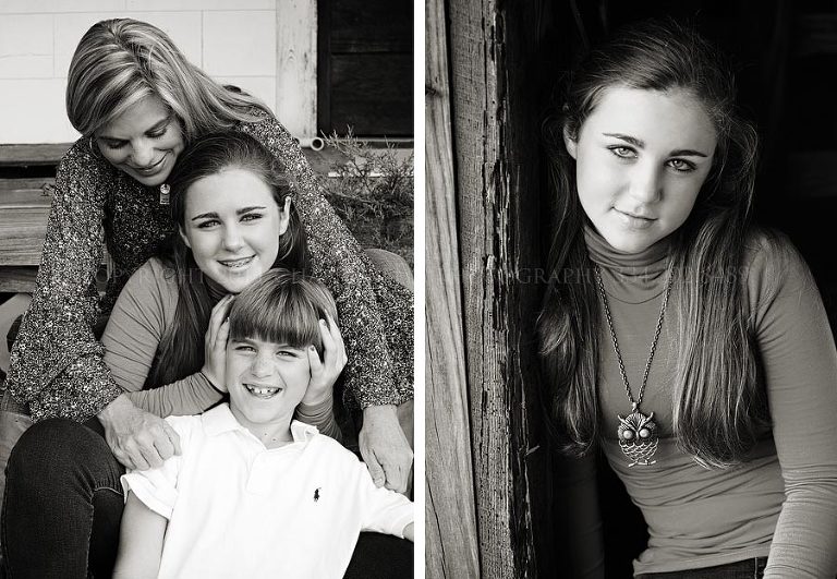 a family portrait session on a farm in tallassee alabama