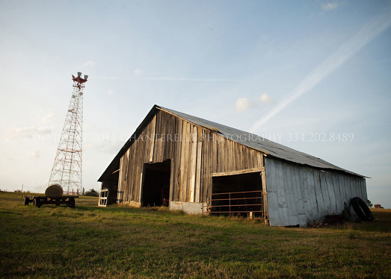 a family portrait session on a farm in tallassee alabama