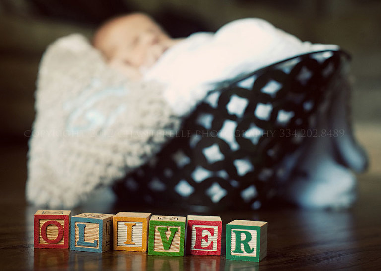 a newborn baby portrait session in wetumpka alabama