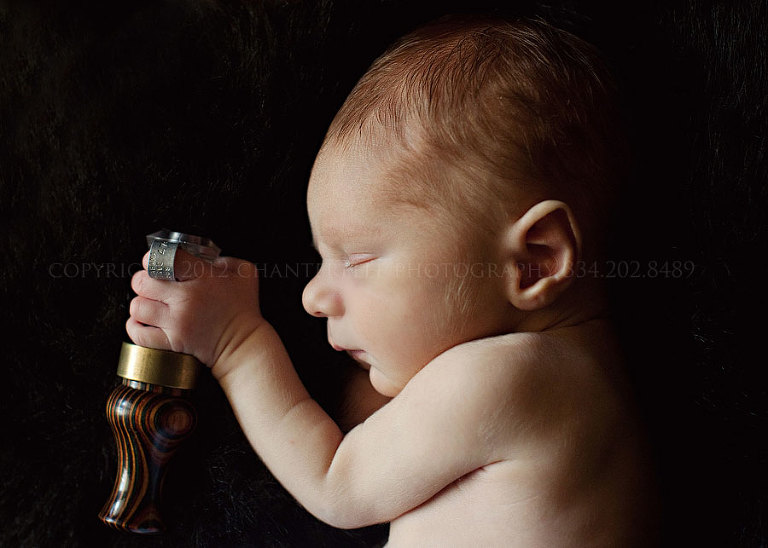 a newborn baby portrait session in wetumpka alabama
