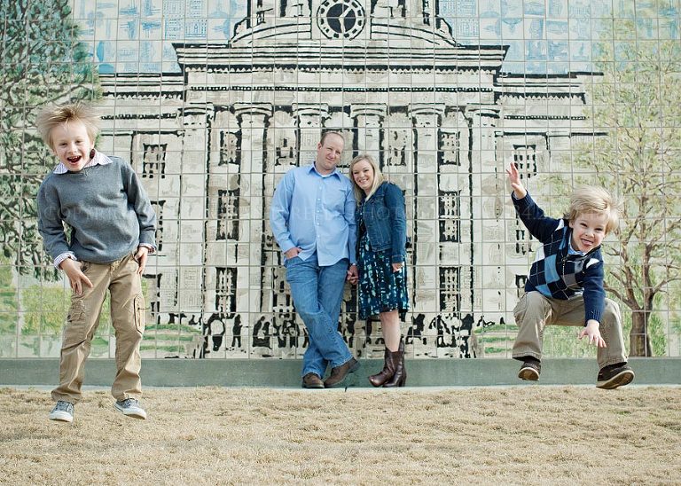 a family lifestyle portrait session in downtown montgomery alabama