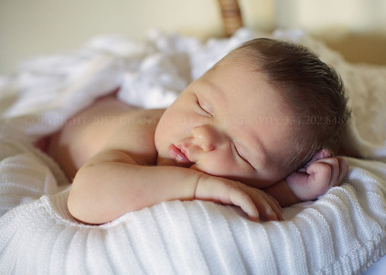 a newborn baby portrait session in montgomery alabama