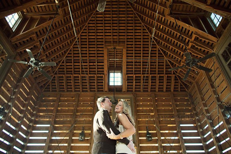 an outdoor engagement session at the waters in pike road alabama