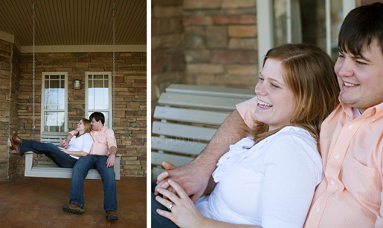 an engagement session at lake mitchell in clanton alabama