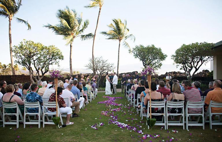 a hawaii destination wedding at the waikoloa beach marriott resort on the big island