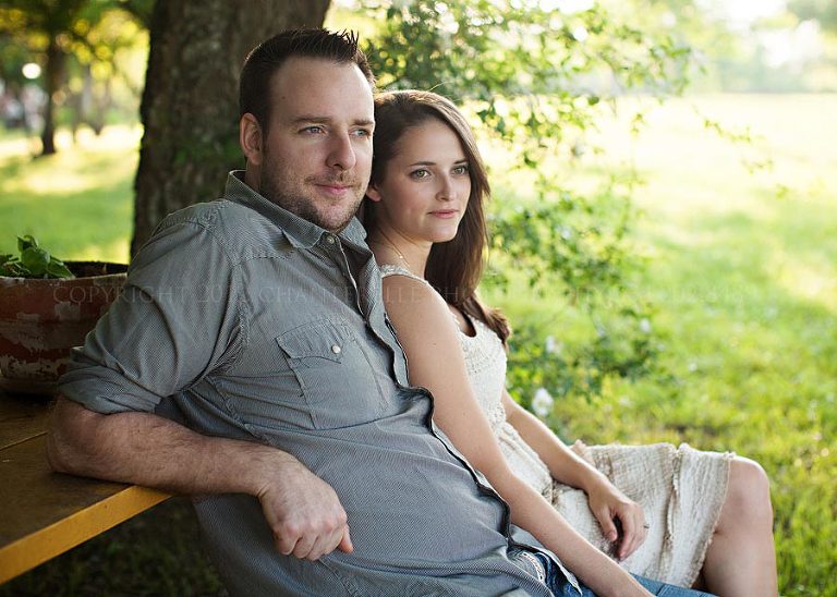 a montgomery alabama engagement session in the country