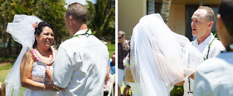 a maui destination wedding ceremony at aston kaanapali shores resort