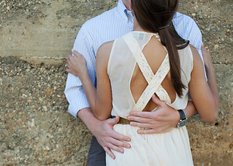 an engagement session in downtown montgomery alabama