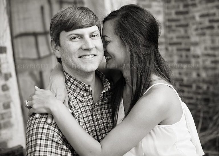 a downtown montgomery engagement before a hampstead wedding