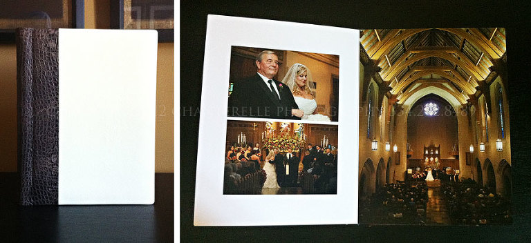 an album from a first united methodist church wedding in montgomery alabama