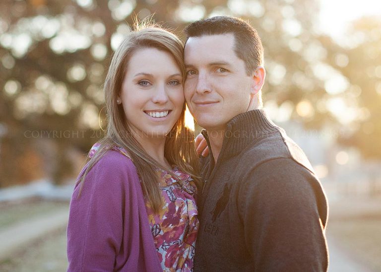 auburn couple engagement session before their alley station wedding