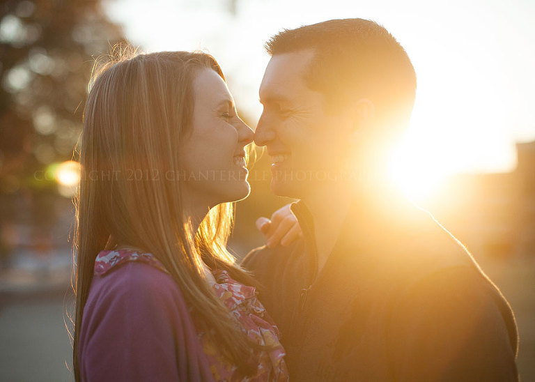 an auburn university engagement portrait in alabama