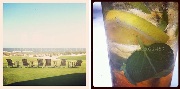 kiawah island ocean course and a sweet tea mojito from 82 and queen