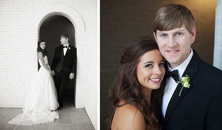a bride and groom portrait at their hampstead wedding in montgomery alabama