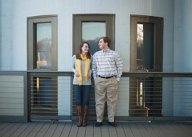 a downtown montgomery engagement session