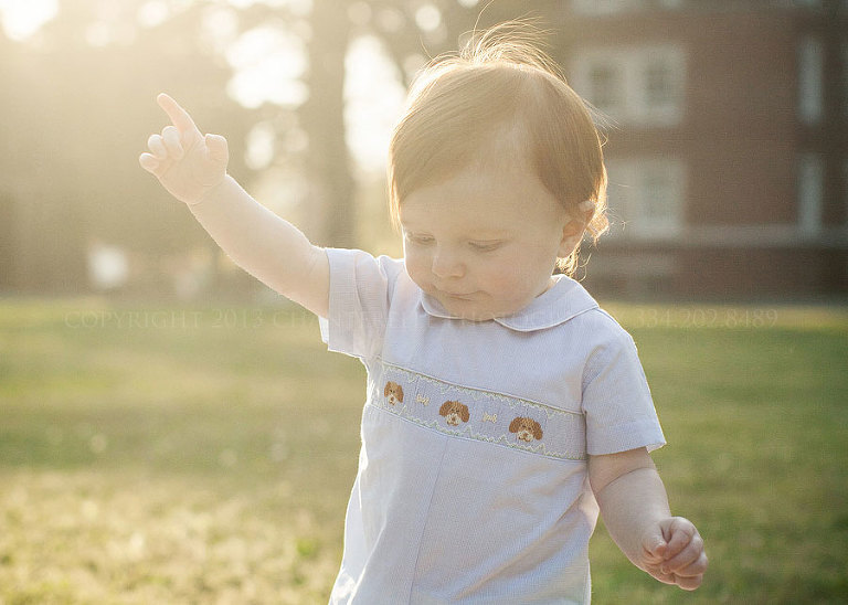 a montgomery alabama baby portrait session