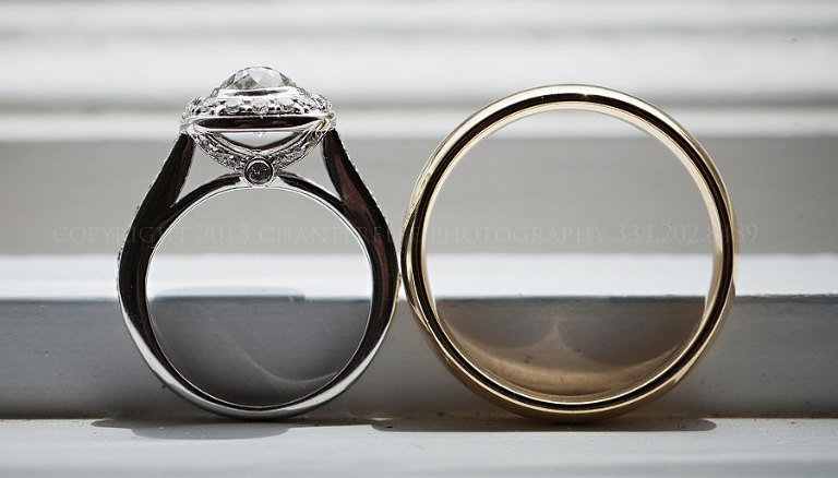 disco ball diamond engagement ring in montgomery alabama