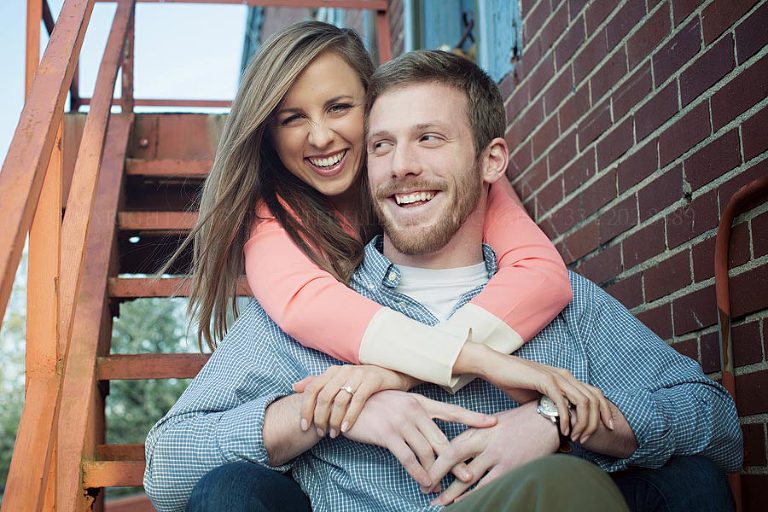 downtown auburn engagement pictures