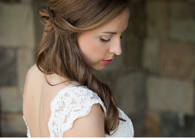 bride with hair and makeup by lynsey