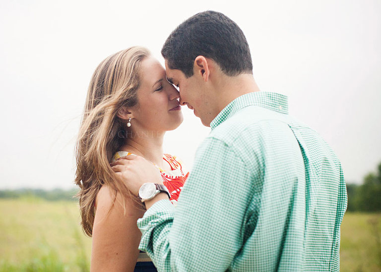 romantic engagement picture in montgomery alabama