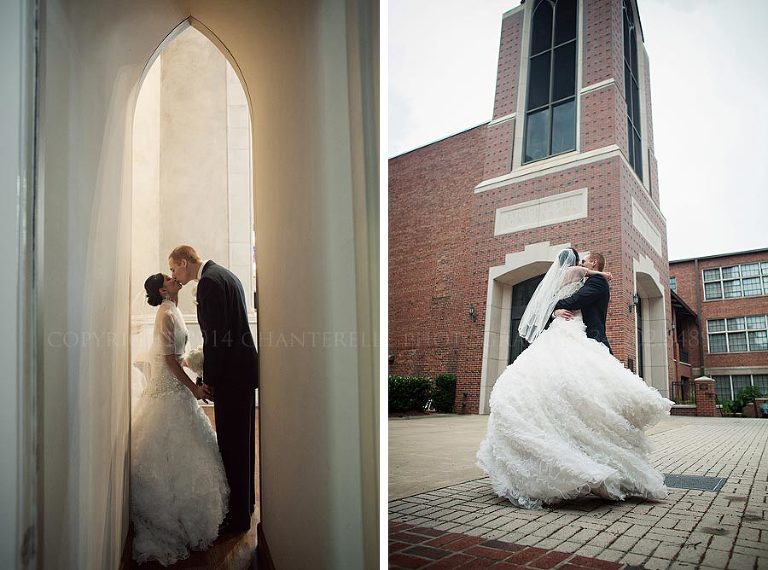 short bride with tall groom in birmingham alabama