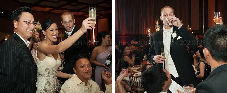 toasts at birmingham alabama wedding