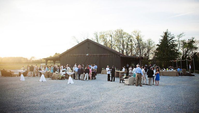 barn wedding reception by mary me
