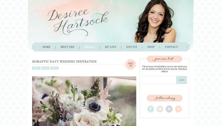 auburn wedding featured on desiree hartsock website