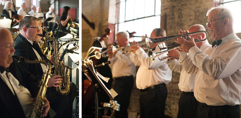 moonlighters big band at gallatin wedding reception