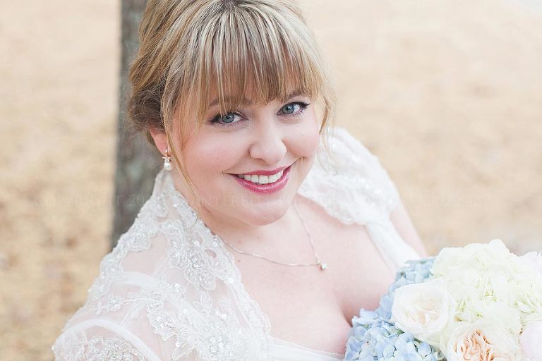 bride at the barn at pisgah hill