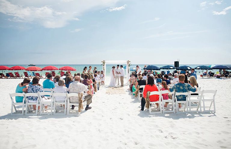 sandestin miramar beach wedding ceremony