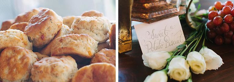 biscuit bar by a catered affair at pike road wedding