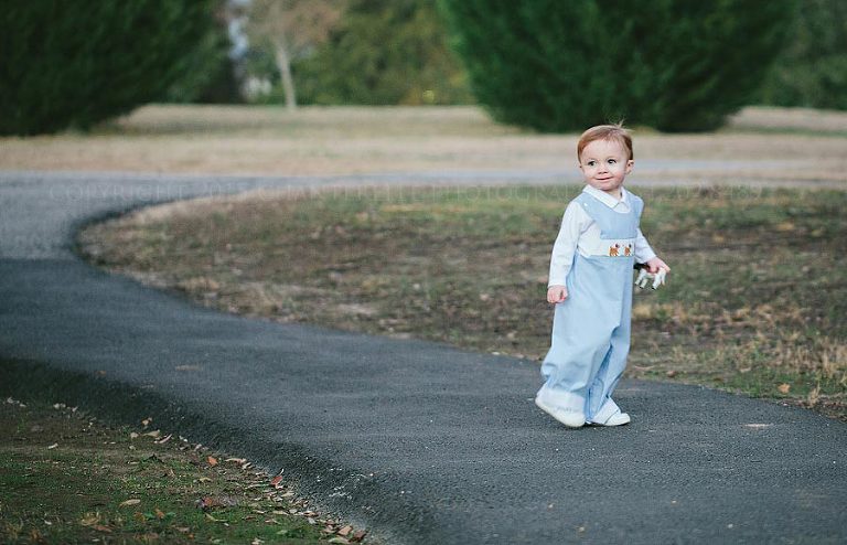 little boy photographed in montgomery alabama park