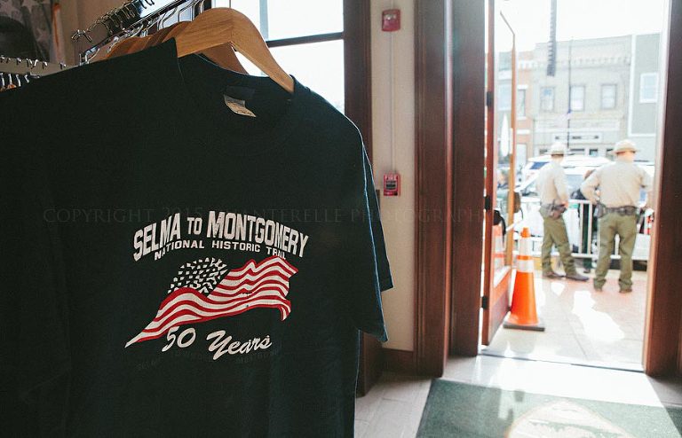 selma interpretive center tshirt during jubilee