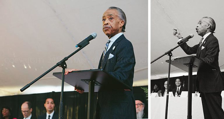 reverend al sharpton speaks at king unity breakfast