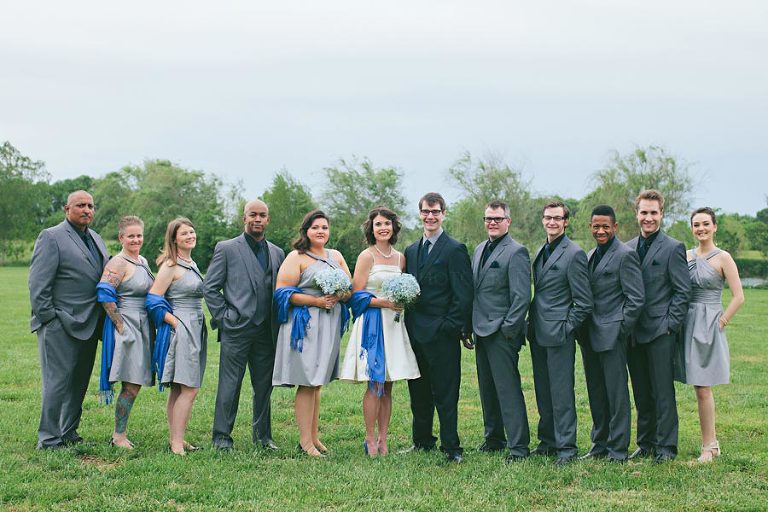mixed gender bridal party in alabama