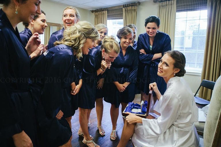 navy blue bridesmaid robes