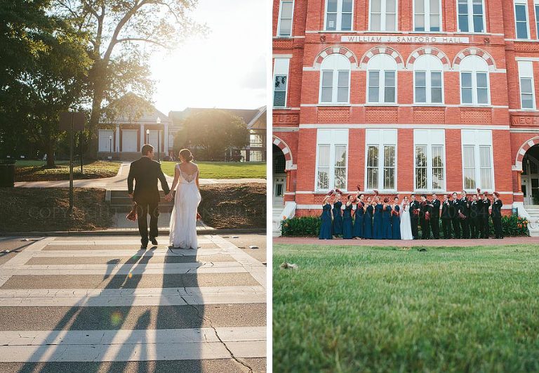 wedding pictures at samford hall