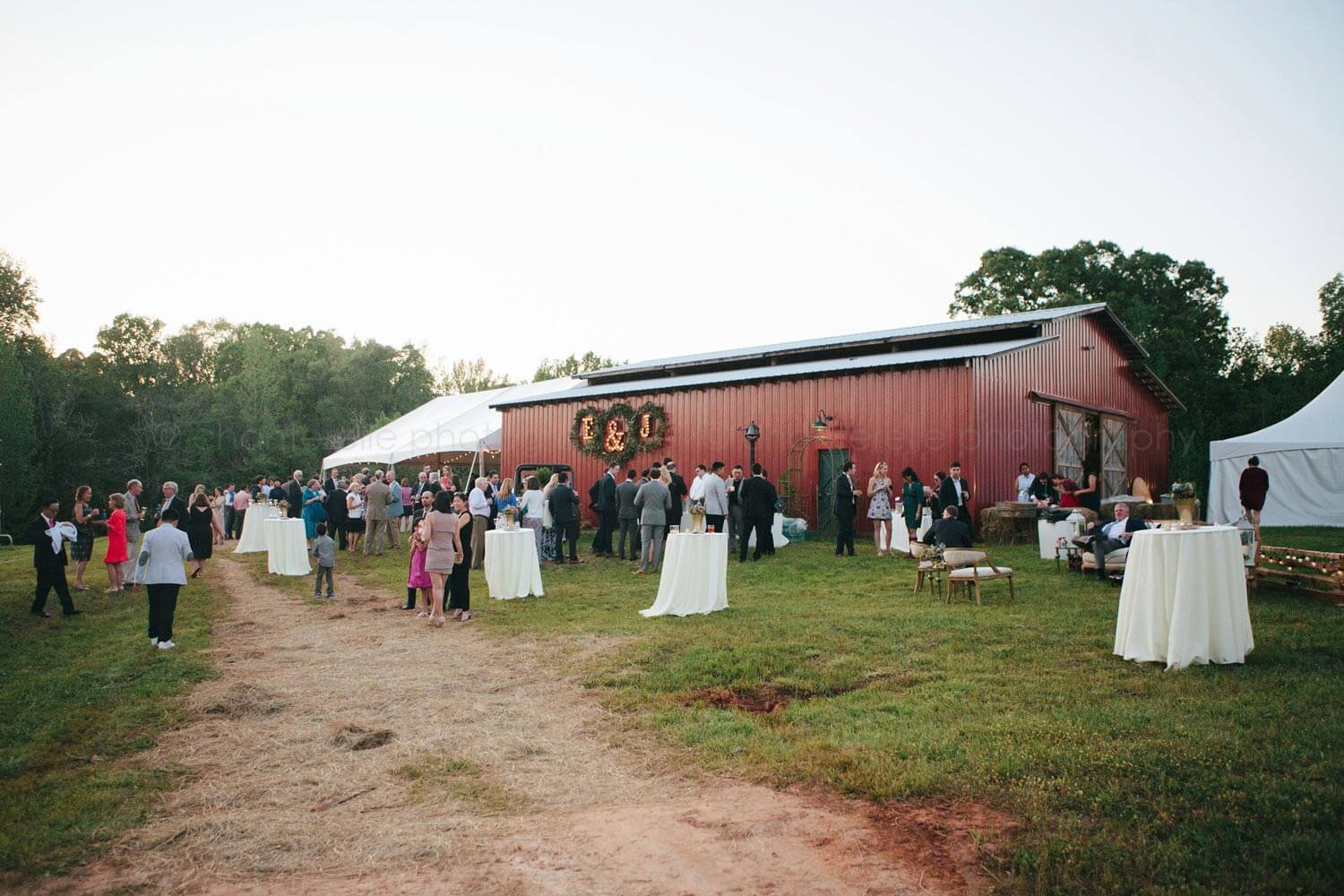 rustic barn farm wedding in alabama