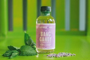 lavender mint simple syrup from bang candy company