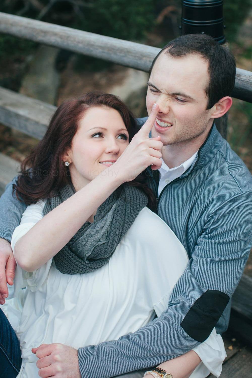 funny engagement session pictures