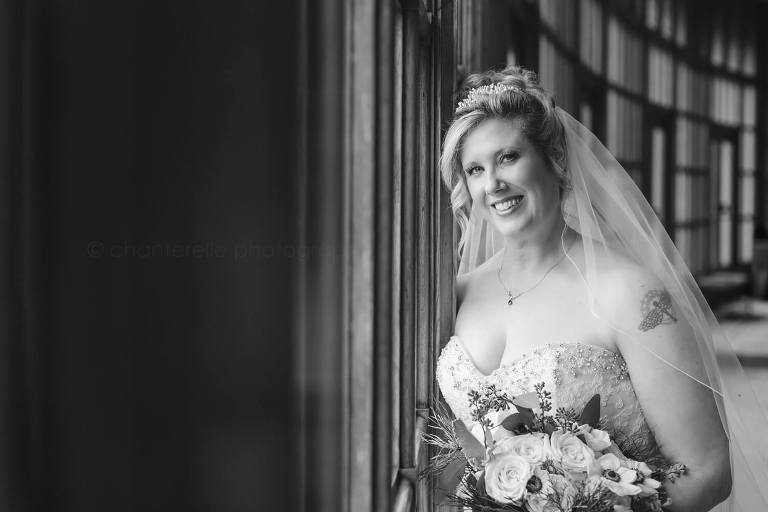 bride smiling before montgomery al wedding