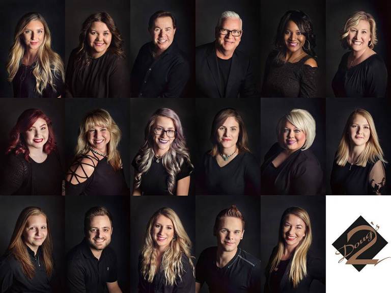 headshots of hairstylists and salon professionals