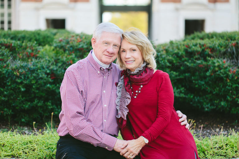 grandparents portrait at university of alabama